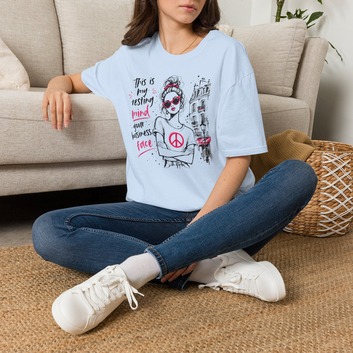 Resting Mind Your Business Face - T-Shirt