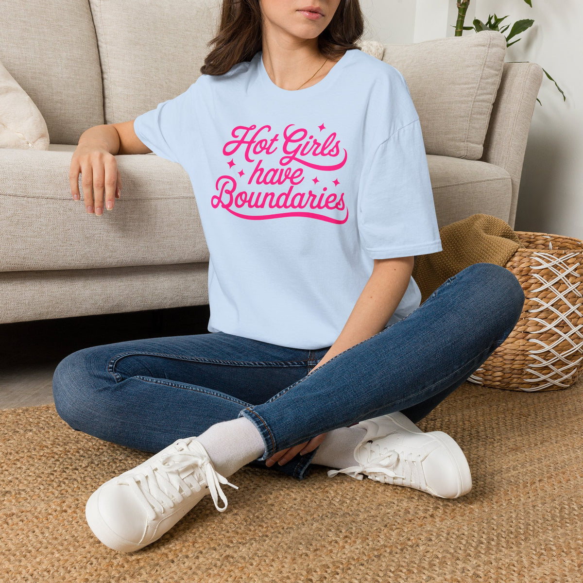 Hot Girls Have Boundaries - T-Shirt