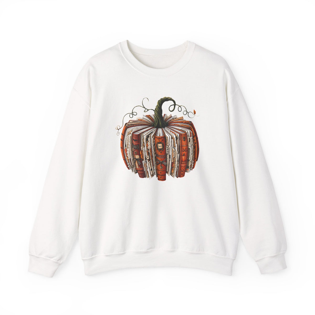 White Gildan 18000 sweatshirt with My Therapist Fired Me minimalist statement on front.