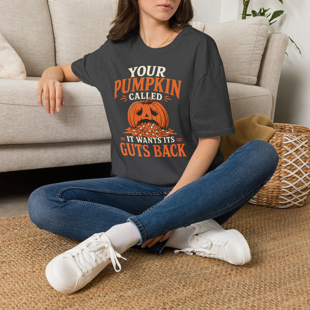 Your Pumpkin Called, It Wants Its Guts Back - T-Shirt