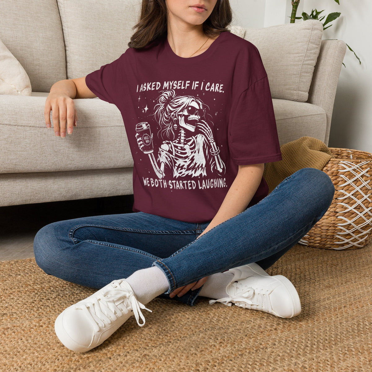 I Asked Myself If I Give a Shit - T-Shirt