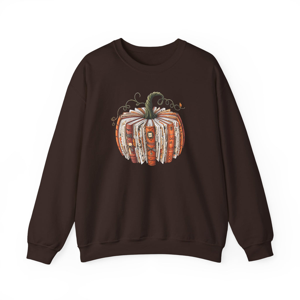Dark Chocolate Gildan 18000 sweatshirt with My Therapist Fired Me humorous therapy graphic.