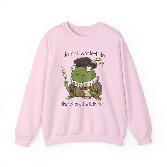 Light Pink Gildan sweatshirt with My Therapist Fired Me sarcastic lettering.